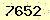 請輸入此驗證碼 : 7652