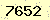 請輸入此驗證碼 : 7652