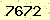 請輸入此驗證碼 : 7672