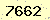 請輸入此驗證碼 : 7662