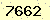 請輸入此驗證碼 : 7662