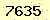 請輸入此驗證碼 : 7635