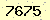 請輸入此驗證碼 : 7675