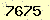請輸入此驗證碼 : 7675