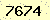 請輸入此驗證碼 : 7674