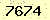 請輸入此驗證碼 : 7674