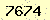 請輸入此驗證碼 : 7674