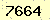 請輸入此驗證碼 : 7664