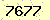 請輸入此驗證碼 : 7677