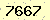 請輸入此驗證碼 : 7667