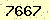 請輸入此驗證碼 : 7667