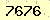 請輸入此驗證碼 : 7676