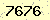 請輸入此驗證碼 : 7676