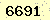 請輸入此驗證碼 : 6691