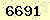 請輸入此驗證碼 : 6691