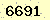 請輸入此驗證碼 : 6691