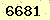 請輸入此驗證碼 : 6681