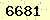 請輸入此驗證碼 : 6681