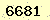請輸入此驗證碼 : 6681