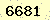 請輸入此驗證碼 : 6681