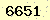 請輸入此驗證碼 : 6651