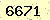 請輸入此驗證碼 : 6671