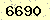 請輸入此驗證碼 : 6690
