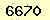 請輸入此驗證碼 : 6670