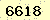 請輸入此驗證碼 : 6618
