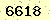 請輸入此驗證碼 : 6618