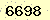 請輸入此驗證碼 : 6698