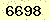 請輸入此驗證碼 : 6698