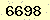 請輸入此驗證碼 : 6698