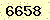 請輸入此驗證碼 : 6658