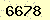 請輸入此驗證碼 : 6678
