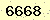 請輸入此驗證碼 : 6668