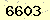 請輸入此驗證碼 : 6603