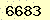請輸入此驗證碼 : 6683