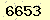 請輸入此驗證碼 : 6653
