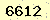 請輸入此驗證碼 : 6612