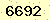 請輸入此驗證碼 : 6692