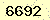 請輸入此驗證碼 : 6692