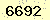 請輸入此驗證碼 : 6692