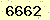 請輸入此驗證碼 : 6662