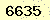 請輸入此驗證碼 : 6635
