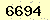請輸入此驗證碼 : 6694