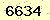 請輸入此驗證碼 : 6634