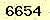請輸入此驗證碼 : 6654