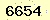 請輸入此驗證碼 : 6654