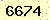請輸入此驗證碼 : 6674
